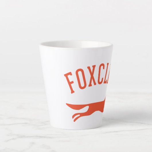 Foxcliff Latte Tasse Groß und Klein (Vorderseite)