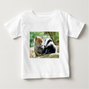 Foxcub & Badger Niedlich! Baby T-shirt