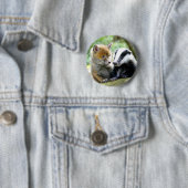 Foxcub & Badger Niedlich! Button (Beispiel)
