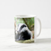 Foxcub & Badger Niedlich! Kaffeetasse (VorderseiteRechts)