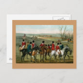 Foxenjagd 2 postkarte (Vorne/Hinten)