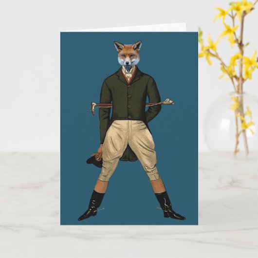 Foxenjagd Karte (Gelbe Blume)