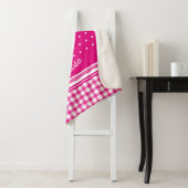 Foxenkuppe mit dem Schal-Kunstnamen Rosa Weiß Sherpadecke (Beispiel)