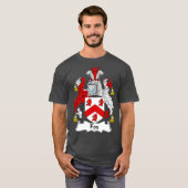 Foxenmantel aus Familienwappen T-Shirt (Vorne ganz)