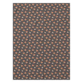 Foxes and Owl Woodland Fall Kids Birthday Tischdecke (Vorderseite)