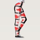 Foxey Moxey Fitness-LippenLeggings Leggings (Rechts)