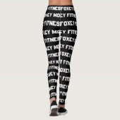 Foxey Moxey Fitness-multi Druck-Leggings Leggings (Rückseite)