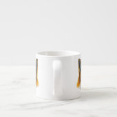 Foxface - Malerei in Acryl Espressotasse (Rückseite)