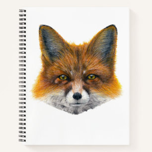 Foxface - Malerei in Acryl Notizblock