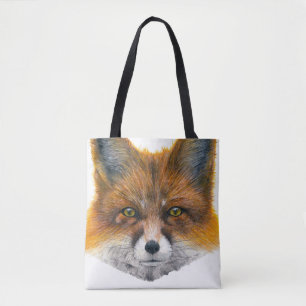 Foxface - Malerei in Acryl Tasche