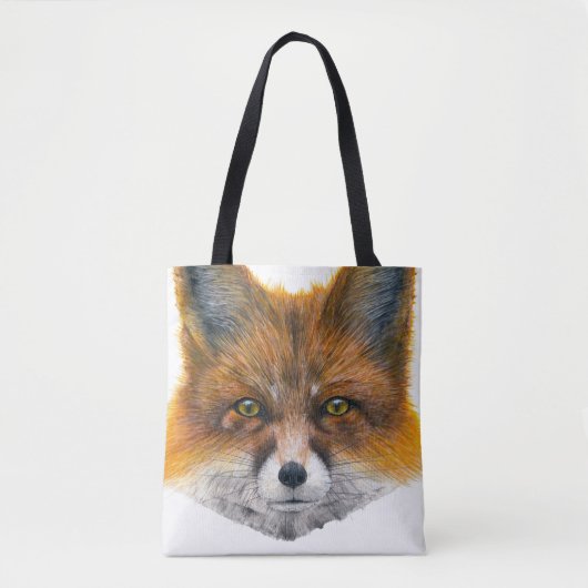 Foxface - Malerei in Acryl Tasche (Vorderseite)