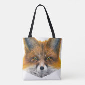 Foxface - Malerei in Acryl Tasche (Rückseite)