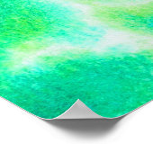 Foxfarbener Bleistift zeichnend Poster (Ecke)