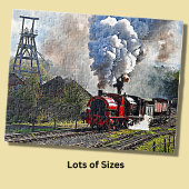 Foxfield Colliery Steam Motor Train Puzzle