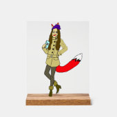 Foxgirl Acrylschild (Vorderseite)