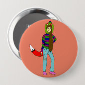 Foxgirl Button (Vorne & Hinten)