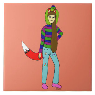 Foxgirl Fliese