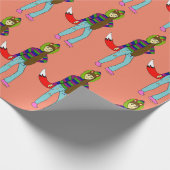 Foxgirl Geschenkpapier (Ecke)