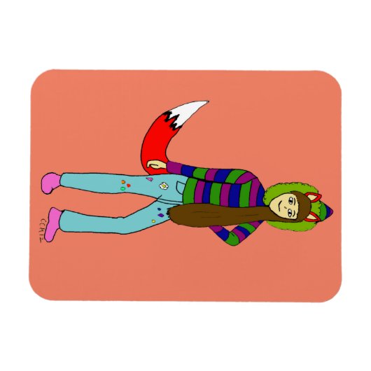 Foxgirl Magnet (Horizontal)