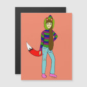 Foxgirl Magnetkarte (Vorne/Hinten)