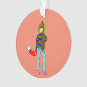 Foxgirl Ornament (Vorderseite)