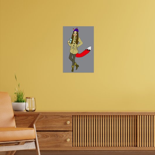 Foxgirl Poster (Wohnzimmer 2)