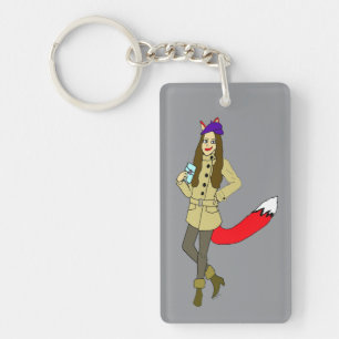 Foxgirl Schlüsselanhänger