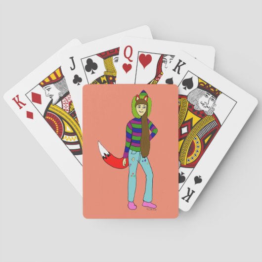 Foxgirl Spielkarten (Rückseite)