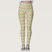 Foxglove and Shamrocks Leggings (Vorderseite)
