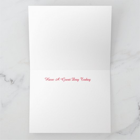 Foxglove & Bee Birthday Card Karte (Innenseite)