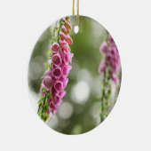 Foxglove Blossom Nature Foto Keramik Ornament (Rechts)