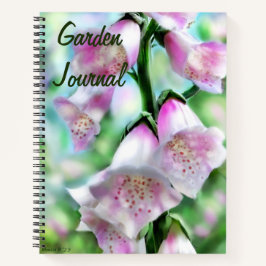 Foxglove Blume Blumengarten Journal Notizblock
