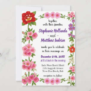 Foxglove-Blume im Reich der Liebe und Einheit - Einladung