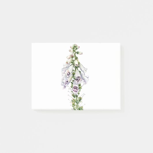 Foxglove-Blume Post-it Klebezettel (Vorderseite)