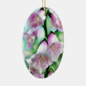 Foxglove Blume Rosa Lila Grüner Garten Keramik Ornament (Rechts)