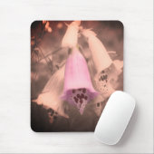 Foxglove-Blume Vintag Schwarz-Weiß Mousepad (Mit Mouse)