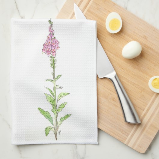 Foxglove Disc Handtuch (Viertel Falte)