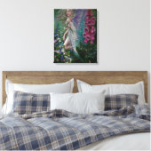Foxglove Fee Leinwand drucken (Insitu (Schlafzimmer))
