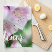Foxglove Flowers Floral Pink Garden Personalized Geschirrtuch (Viertel Falte)