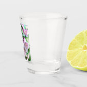 Foxglove Flowers Floral Pink Garden Personalized Schnapsglas (Rechts)