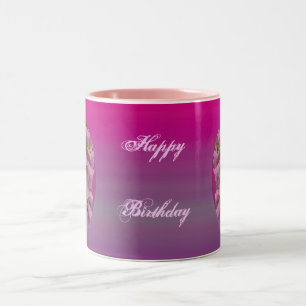 Foxglove Happy Birthday Tasse