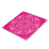 Foxglove Mandala Fliese (Seite)