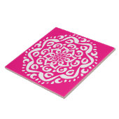 Foxglove Mandala Fliese (Seite)