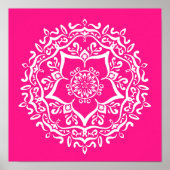 Foxglove Mandala Poster (Vorne)