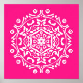 Foxglove Mandala Poster (Vorne)