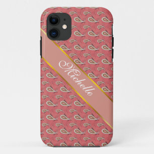 Foxglove Petal Paisley Pattern iPhone 11 Hülle