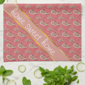 Foxglove Petal Paisley Pattern Küchentuch (Gefaltet)