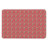 Foxglove Petal Paisley Pattern Magnet (Horizontal)