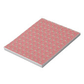 Foxglove Petal Paisley Pattern Notizblock (Rotiert)