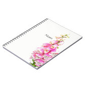 Foxglove Print Notizblock (Linke Seite)